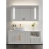 Light luxury rock plate integrated basin bathroom cabinet toilet intelligent mirror washing